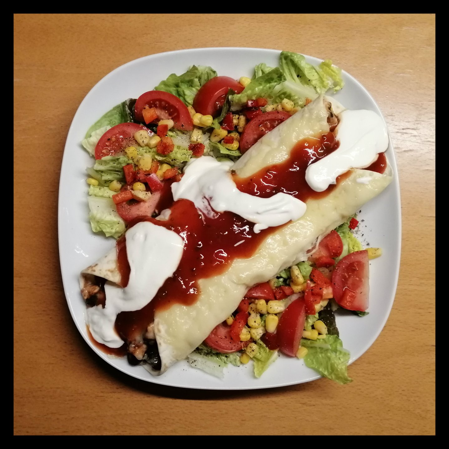 Enchiladas mit Putenbrust, Mais und Kidneybohnen – Schlemm dich fit!